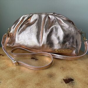 Persaman Angela Rose Gold Metallic Crossbody